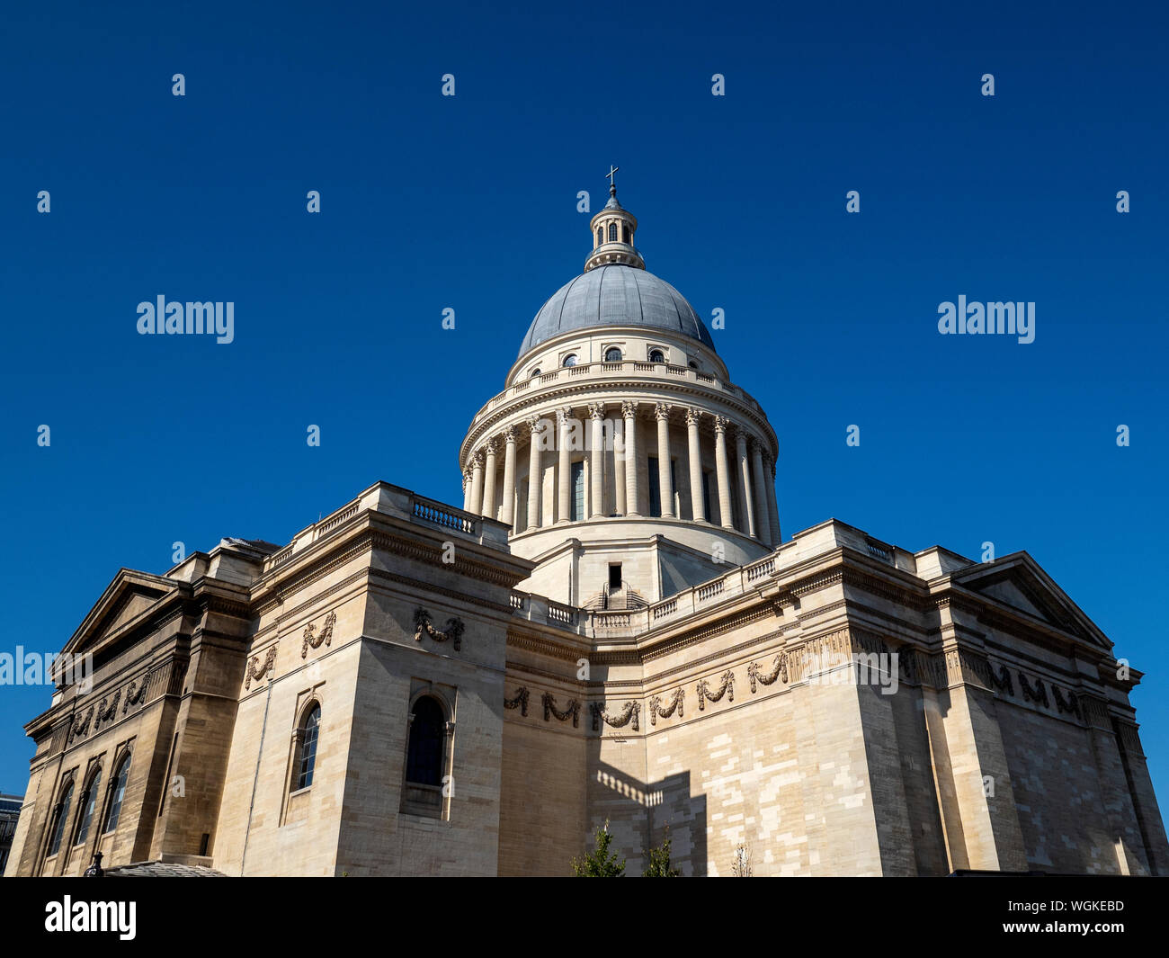 PARIS, FRANKREICH - 04. AUGUST 2018: Das Pantheon (Architekt Jacques-Germain Soufflot) Stockfoto