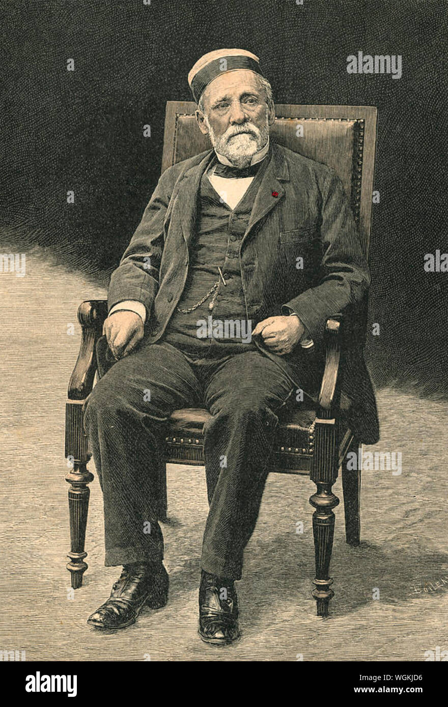 LOUIS PASTEUR (1822-1895), französischer Chemiker und Biologe Stockfoto