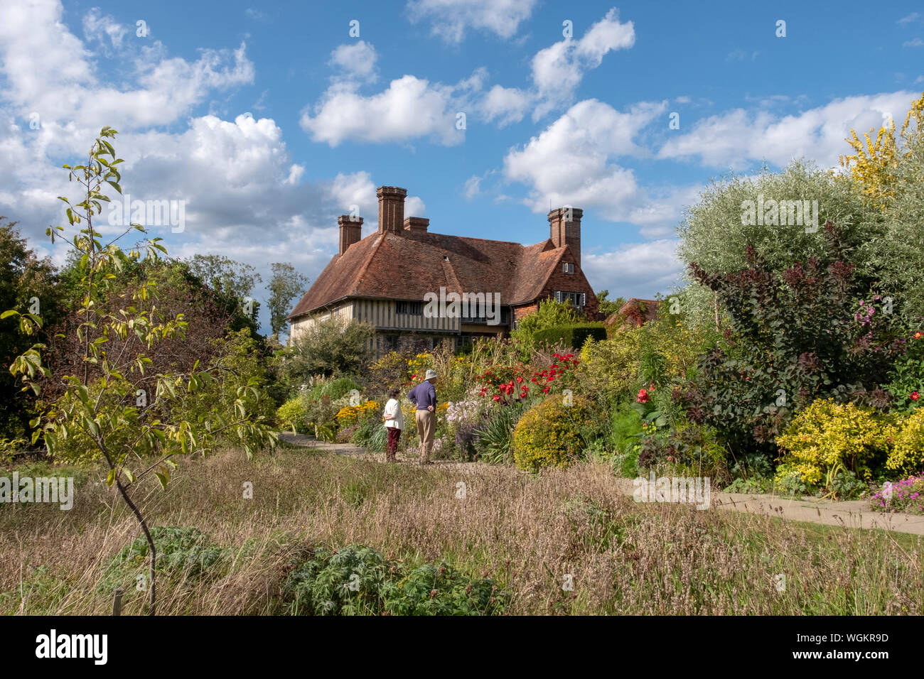 Great Dixter Garten und Haus, die Heimat des berühmten Garten-Designer und Schriftsteller Christopher Lloyd, Northiam, East Sussex, UK Gardens Stockfoto