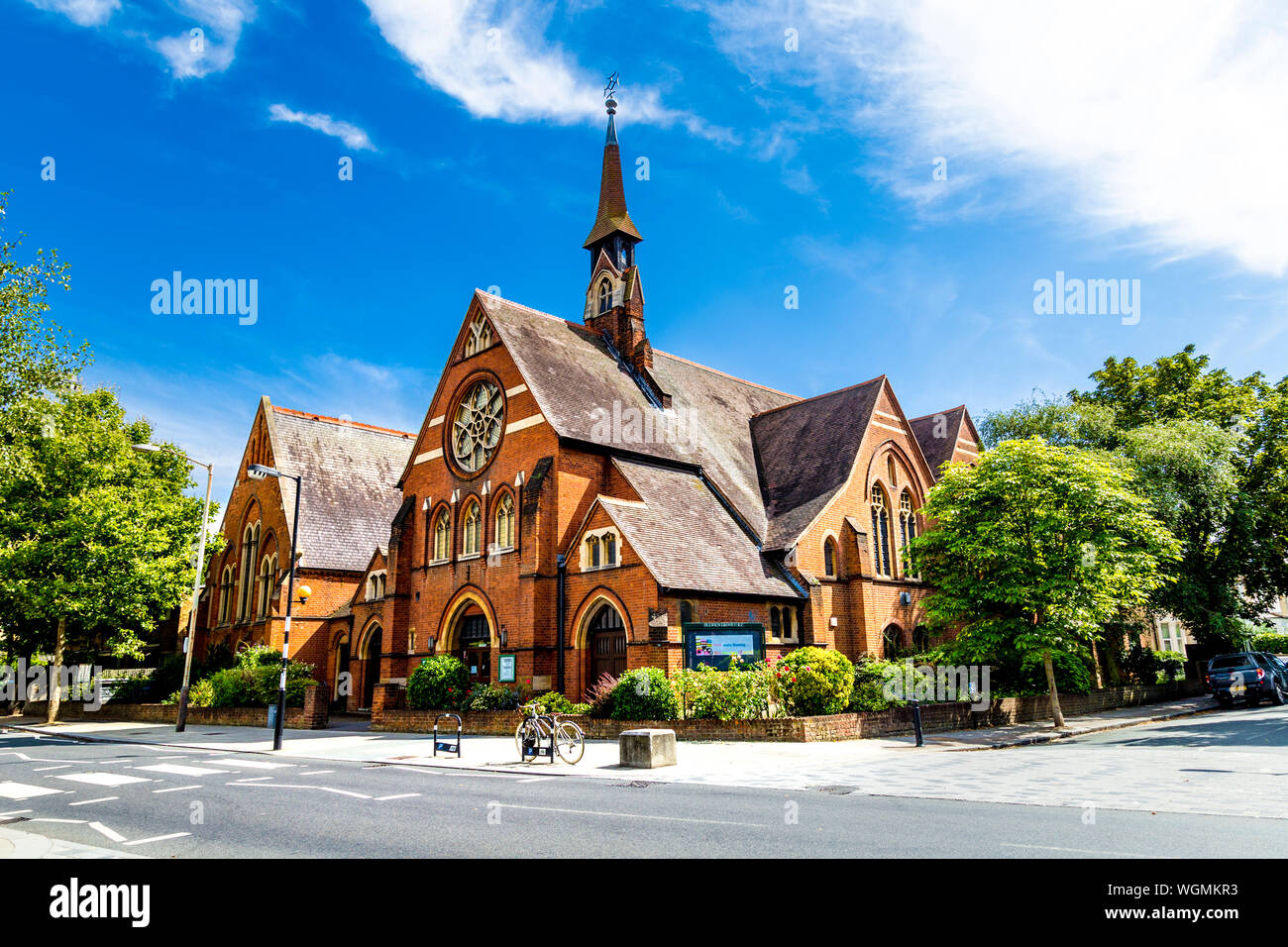 Evangelischen Kirche London, Dulwich, London, UK Stockfoto