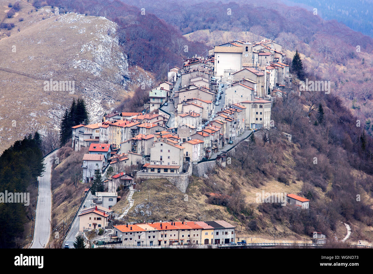 Opi, Italien Stockfoto