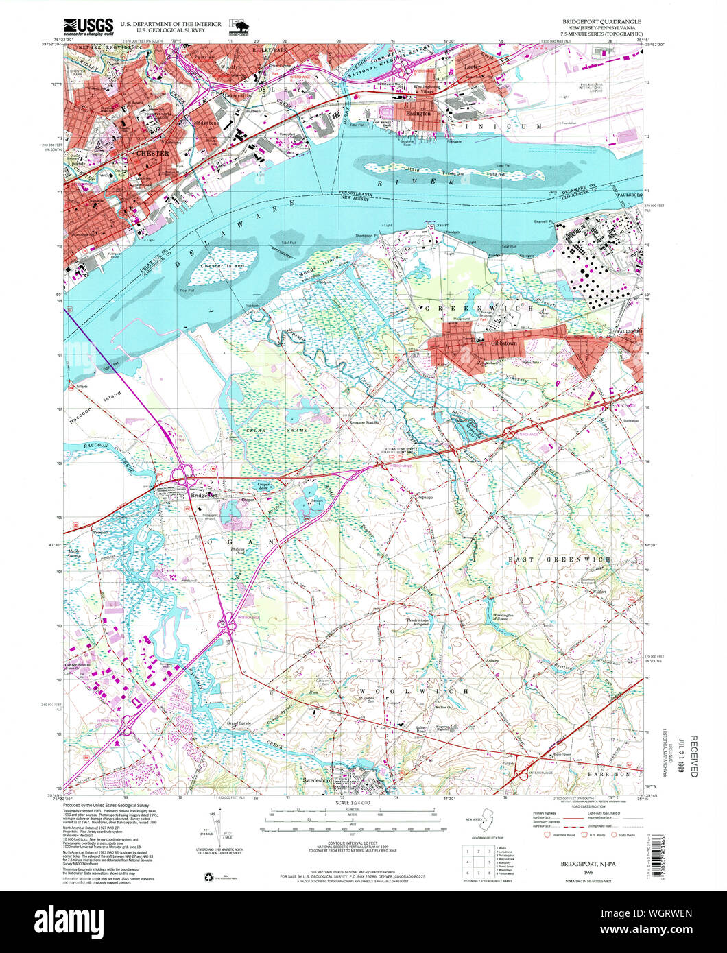 Bridgeport new jersey karte Fotos und Bildmaterial in hoher Auflösung