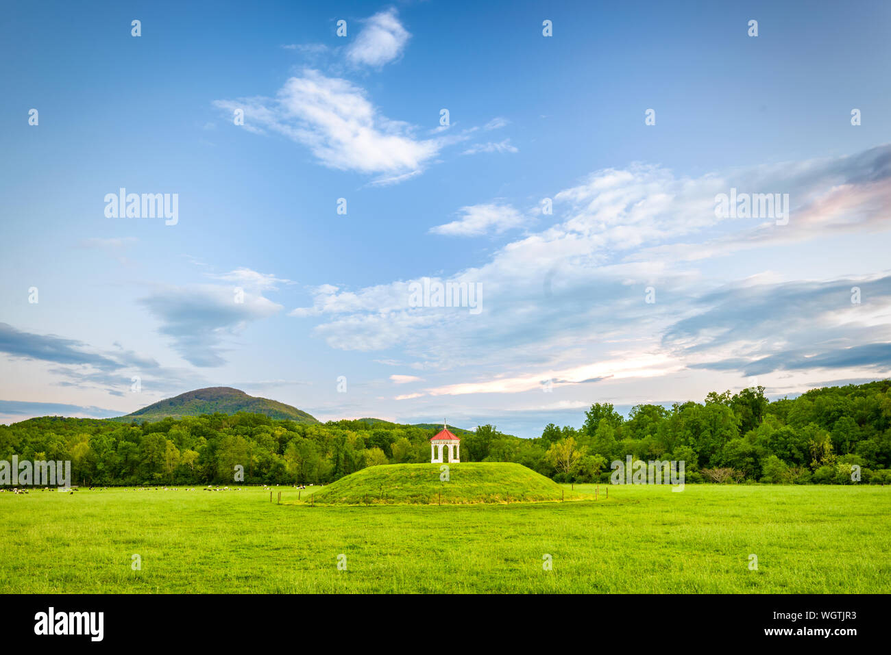 Die nacoochee Damm archäologische Stätte in Helen, Georgia, USA. Stockfoto