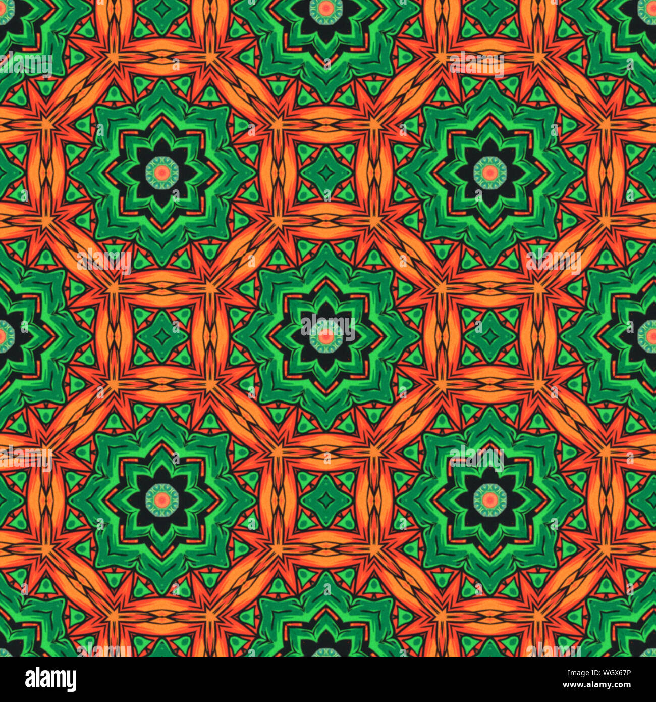 Interessante Formen schaffen eine schöne, symmetrisches Design Pattern, die nahtlos gefliest werden kann Stockfoto