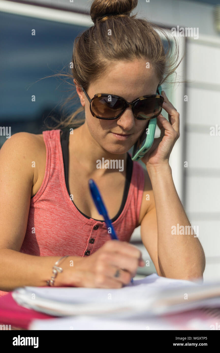 Gina Valdes, Seward, Alaska. Stockfoto