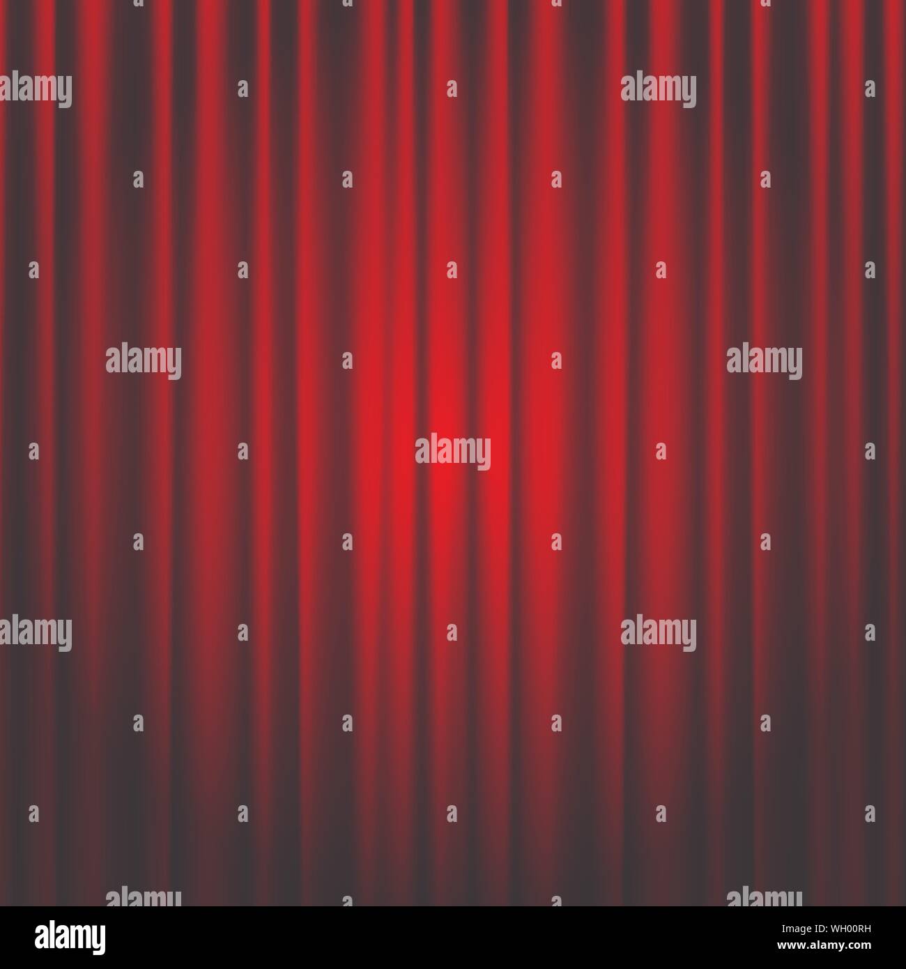 Geschlossenen roten Theatervorhang. Hintergrund für Banner oder Poster. Vector Illustration Stock Vektor