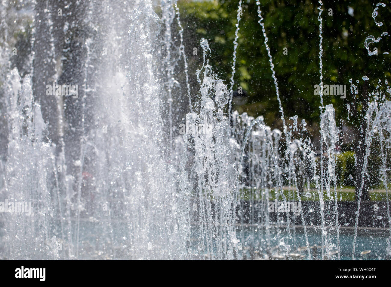 Wasser Textur, Leben und Wasser Konzept Stockfoto