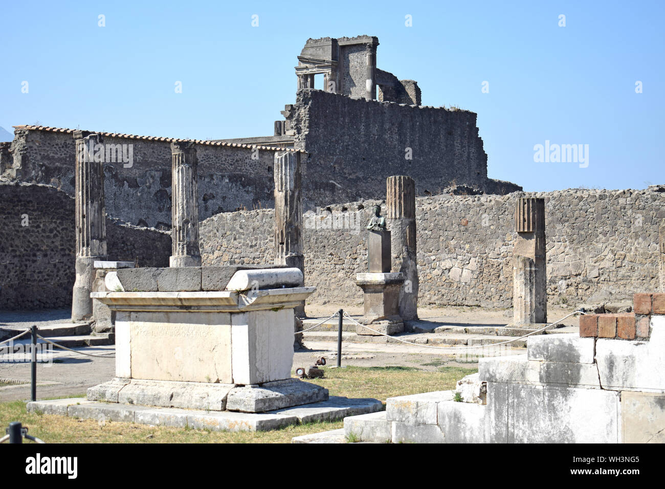 Pompeji, die antike Stadt Rom Stockfoto