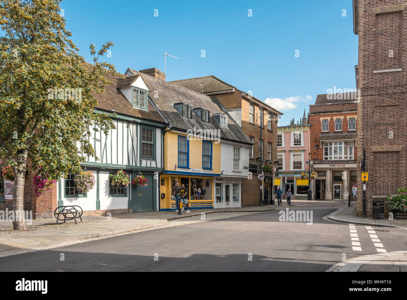 Marktplatz Hertford Stockfoto