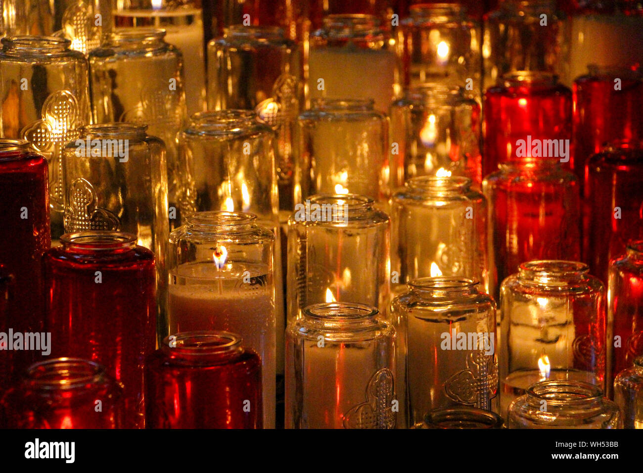 Kerzen Glas Stockfotos und -bilder Kaufen - Alamy