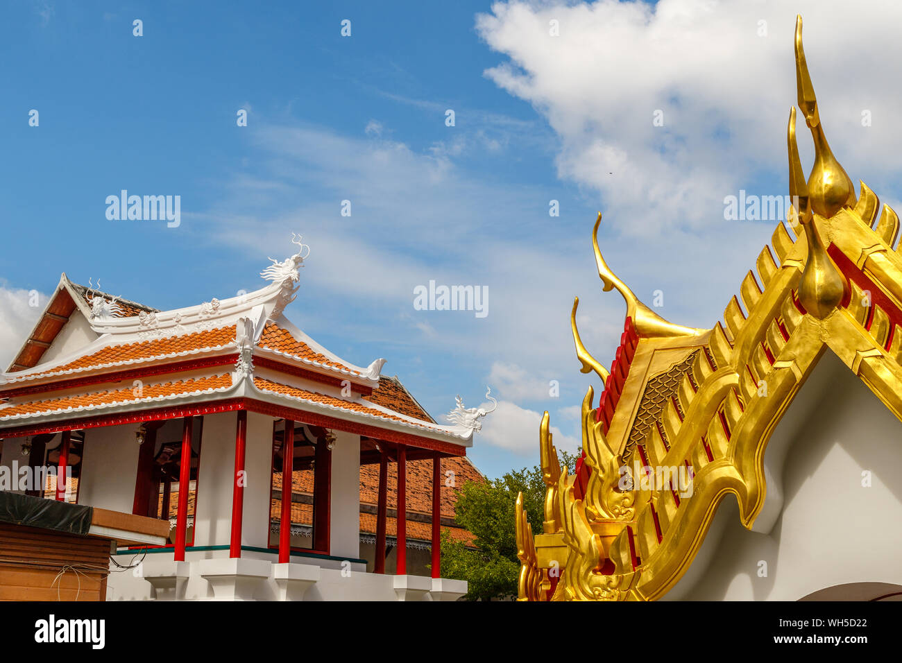 Wat Ratchanatdaram, buddhistische Tempel (Wat) in Bangkok, Thailand Stockfoto