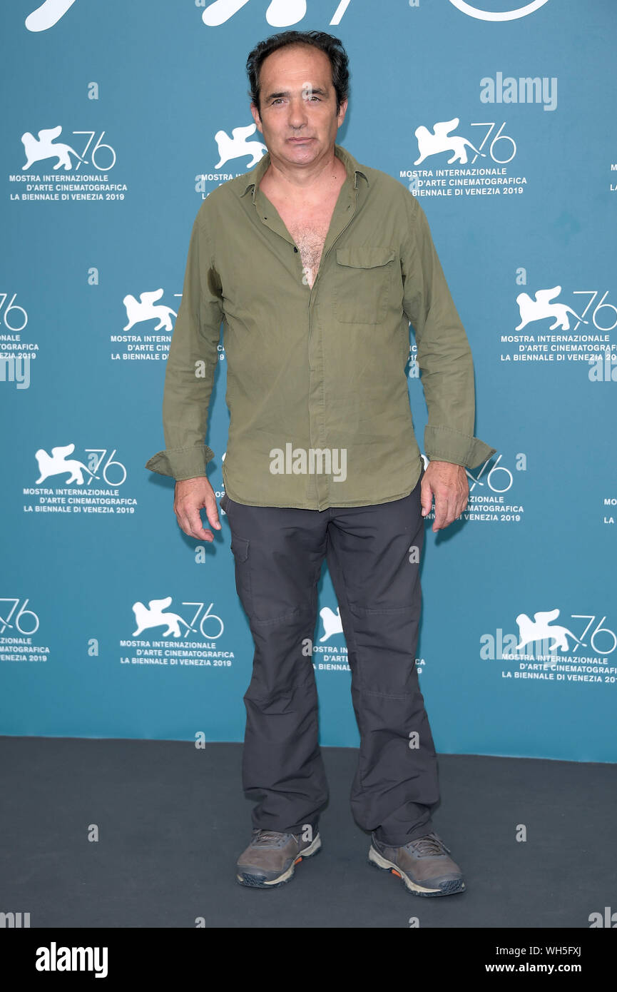 Venezia, Italien. 02 Sep, 2019. 76. Filmfestival von Venedig 2019, Fotoshooting Film "Effetto domino". Im Bild: Valerio Mazzuccato Credit: Unabhängige Fotoagentur/Alamy leben Nachrichten Stockfoto