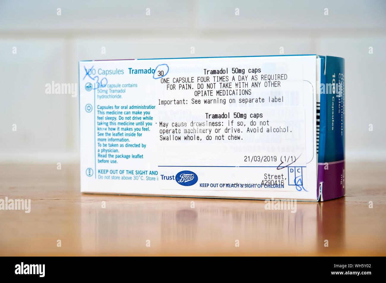 Tramadol tabletten droge