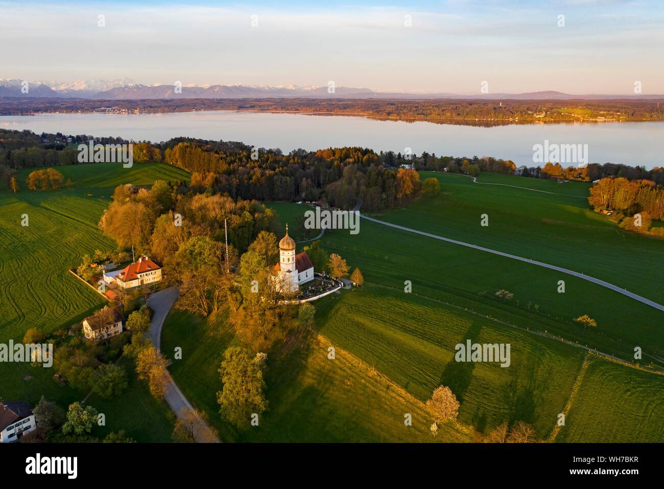 Holzhausen at the lake starnberg Fotos und Bildmaterial in hoher