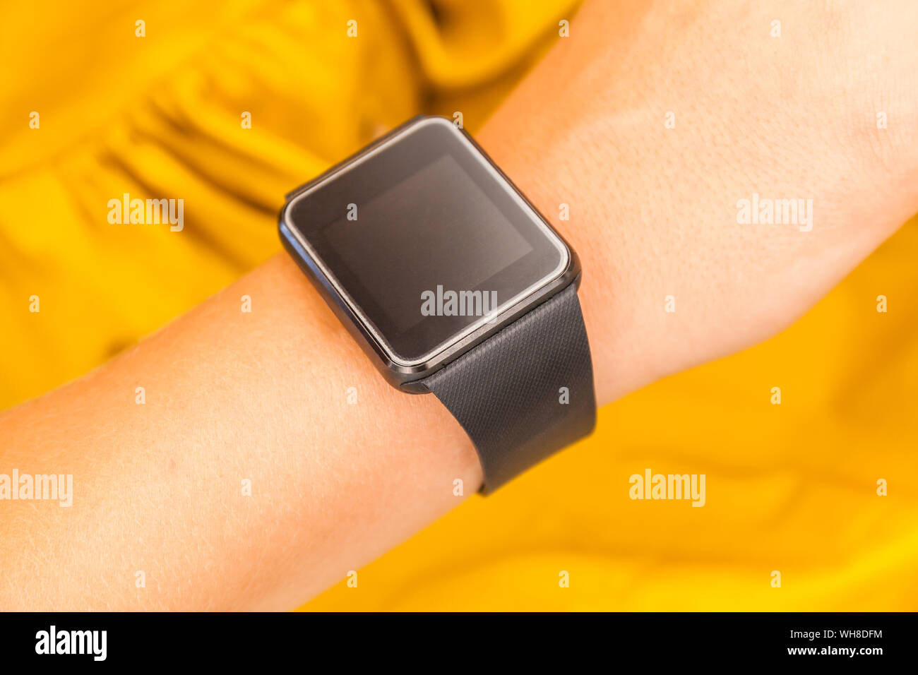 Nahaufnahme der Digitaluhr Stockfoto