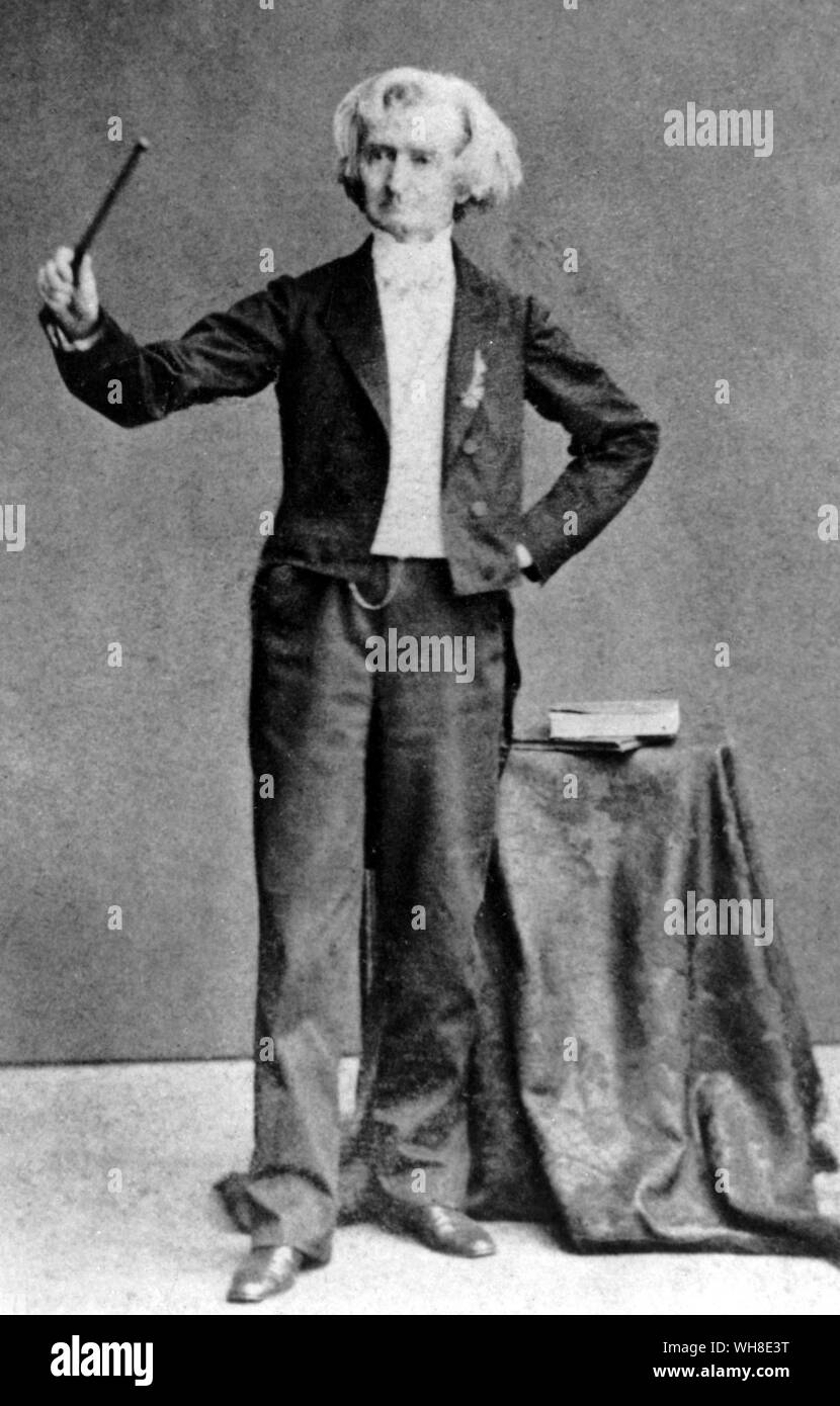 Berlioz posieren für die Kamera 1867. Louis Hector Berlioz (1803-1869) war ein französischer Komponisten. Von John Warrack Seite 51 Tschaikowsky. Stockfoto