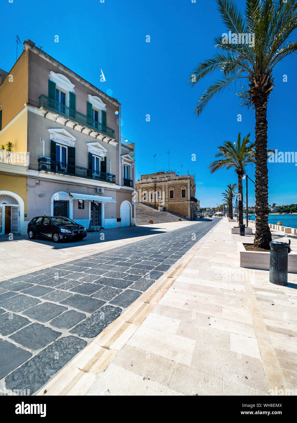 Die Promenade und der Treppe, Brindisi, Italien Stockfoto