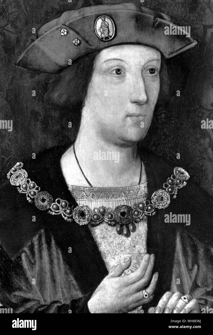 Arthur, Prinz von Wales (1486-1502), ältester Sohn von Heinrich VII. von England. . . Stockfoto