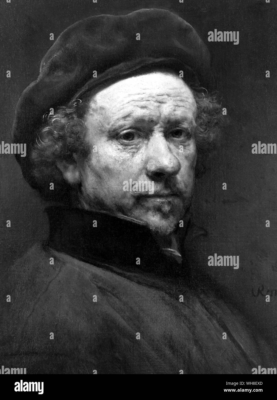 Harmensz van Rijn Rembrandt (1606-1699), niederländischer Maler und Radierer. Stockfoto