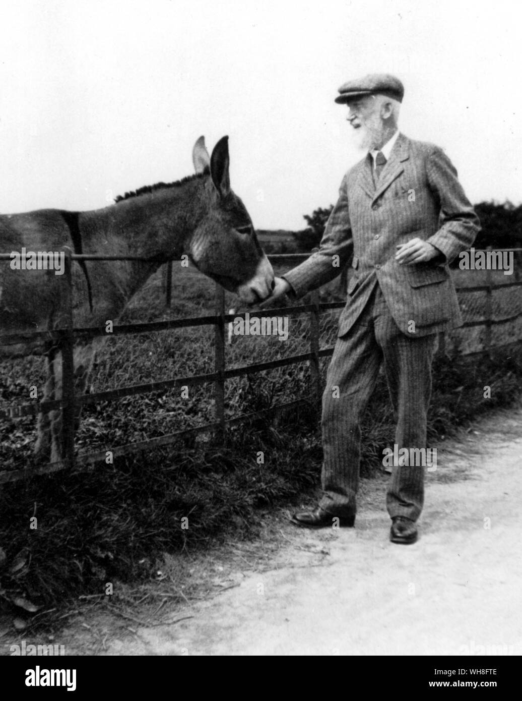 George Bernard Shaw (1856-1950) war ein irischer Dramatiker und Nobelpreisträger für Literatur im Jahre 1925. Der Genius der Shaw Seite 98. Stockfoto