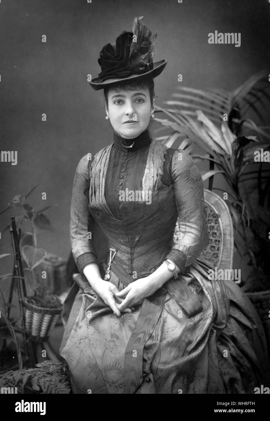 Adelina Patti William Barraud (1889 Adela Juana Maria) (1843-1919). Anglo Italienische Sopranistin. Der Genius der Shaw Seite 67. Stockfoto