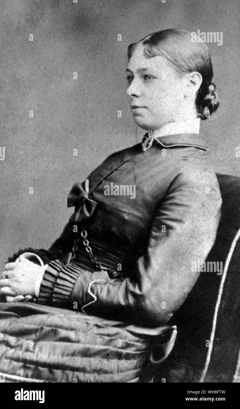 Alice Lockett. 1882 George Bernard Shaw begann eine stürmische drei Jahr Liebesaffäre mit Alice. Der Genius der Shaw Seite 186. Stockfoto