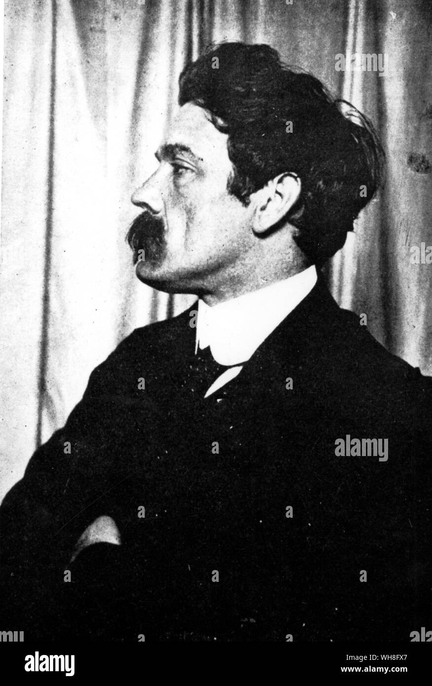 J M Synge (1871-1909) Irischer Dramatiker, Dichter, Schriftsteller und Sammler von Folklore. Das Genie von Shaw, Seite 30. Stockfoto
