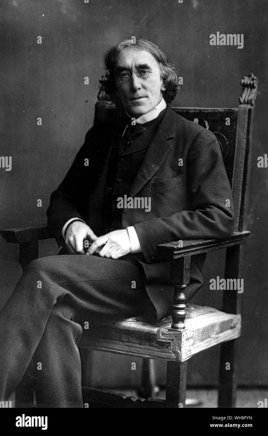John Henry Brodribb Irving (1838-1905), dessen ursprünglicher Name war Johannes Brodribb), besser bekannt als Sir Henry Irving (Name). Irving war eine der berühmtesten Bühne Schauspieler aller Zeiten. Der Genius der Shaw Seite 209. Stockfoto