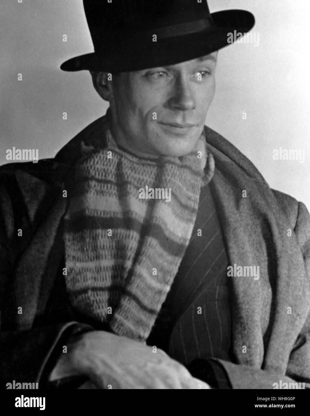 William Coldstream 1937. Britische Maler, (1908-1987). Eine führende Persönlichkeit in der britischen Kunst des zwanzigsten Jahrhunderts, einflussreiche sowohl als Mitglied des Kunstbetriebs und als figurativen Maler.. . . Stockfoto