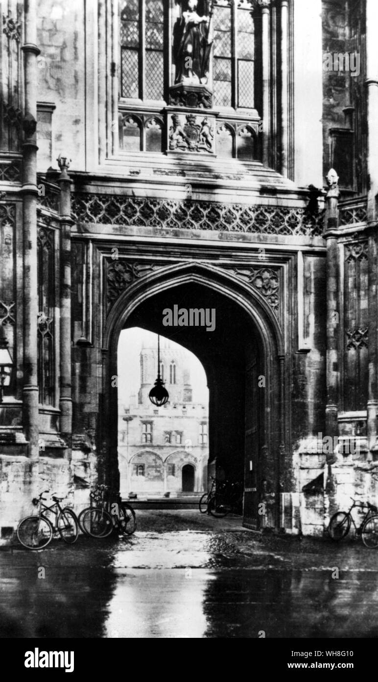 Tom Tor Christus Kirche: W H Auden's College. Stockfoto