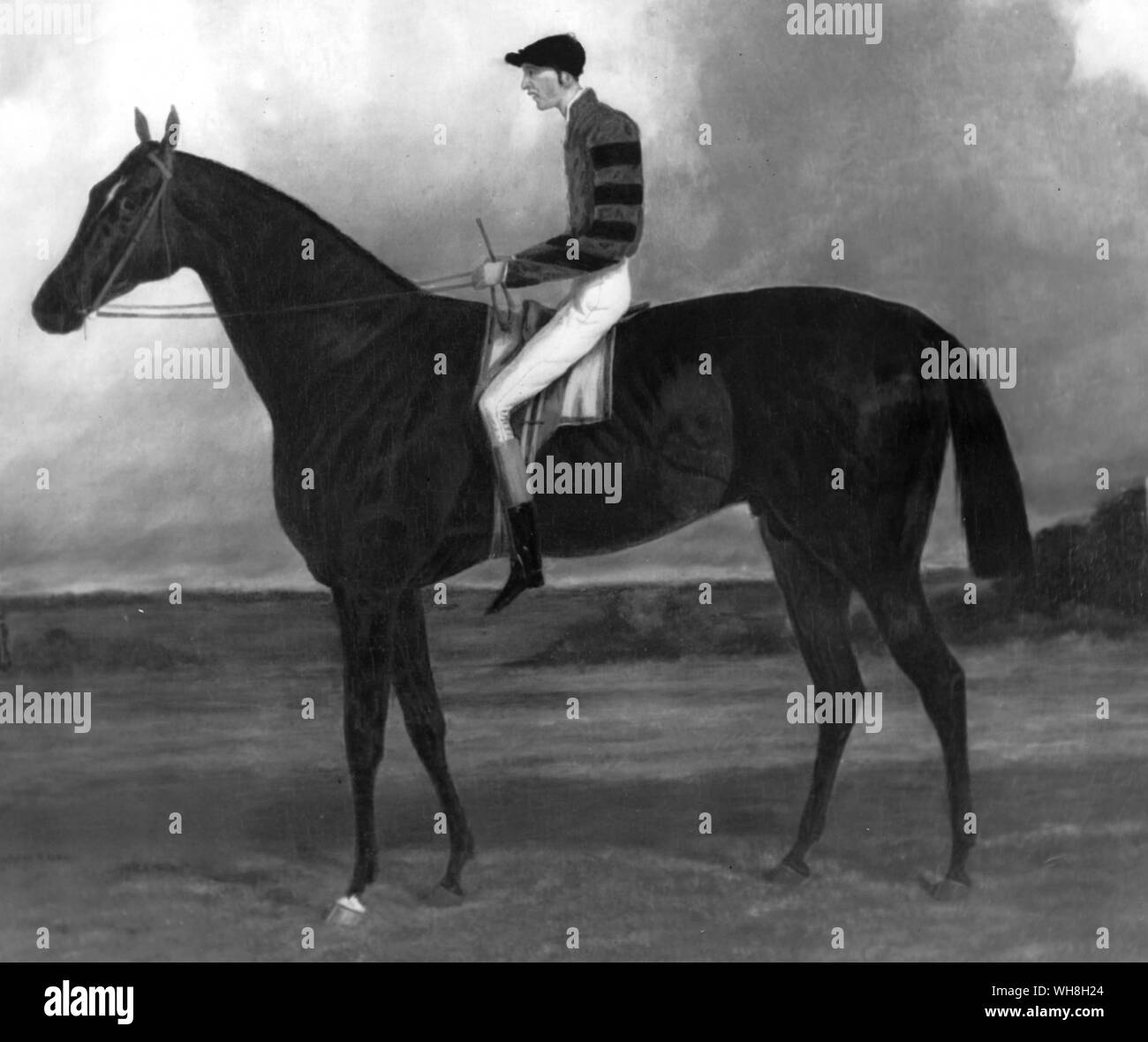 Irokesen, die Amerikanische winnner der 1881 Epsom Derby. . . . Stockfoto