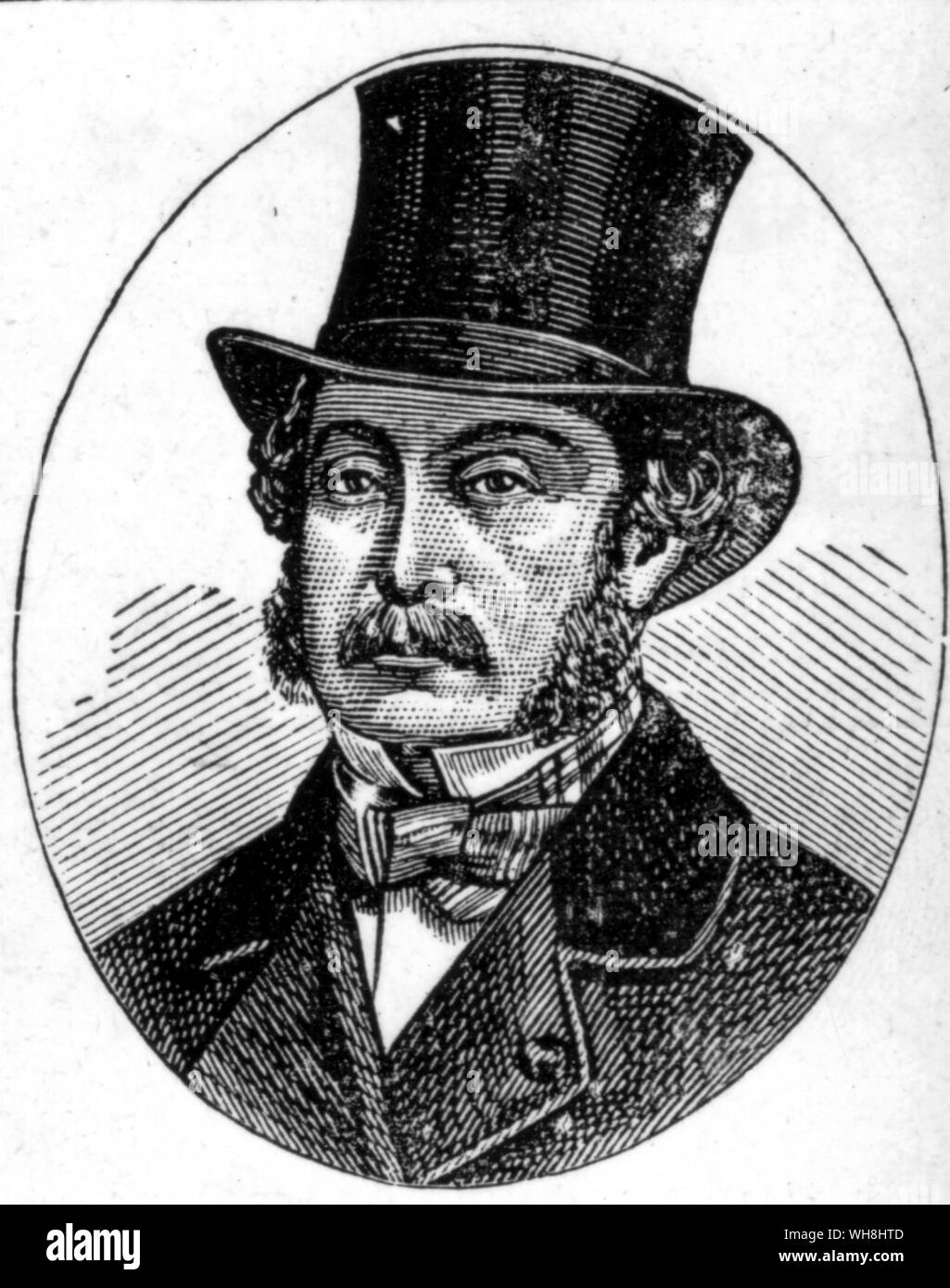 Comte Frederic de Lagrange (1816-1883) war der Sohn eines Napoleons Generäle und selbst ein erfolgreicher Geschäftsmann. Er war einer der ersten (wenn auch nicht ein Gründer) Mitglied der Société d'Ermutigung (Unternehmen der Ermutigung), nahm aber kleiner Teil im Rennsport bis 1856, als er dem Gestüt gekauft Alexandre Aumont und stabil. Danach, bis zu seinem Tod war er der größte Inhaber - Züchter in Frankreich. Seine persönliche Internationalisierung von Racing hat keine 19. Jahrhundert parallel. Die Geschichte der Pferderennen von Roger Longrigg, Seite 180. Stockfoto