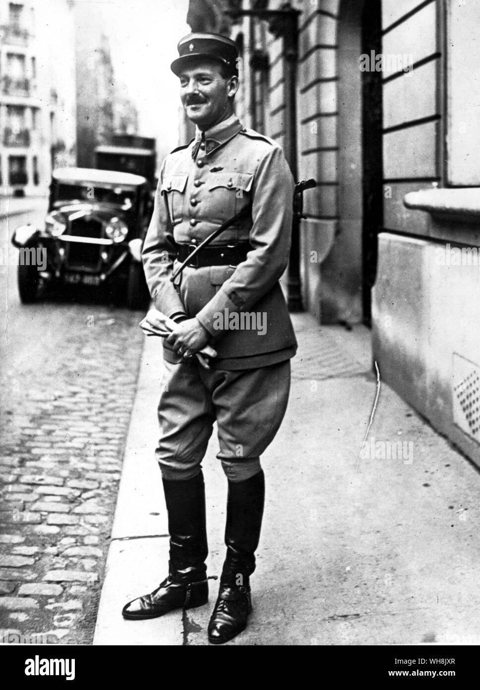 Kapitän Aage, dem dänischen Prinzen, der mit der Legion in Marokko serviert, verkörperte die hohen Ideale von einer Legion Officer Stockfoto