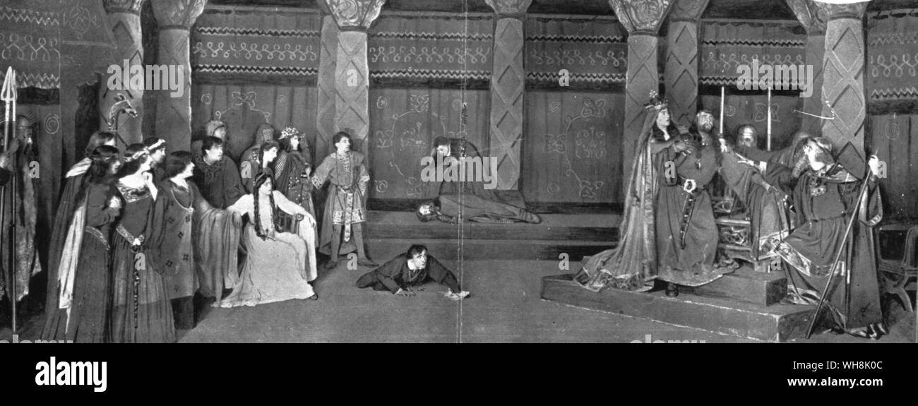 Irving Produktion von Weiler 1905 Adelphi Theatre Stockfoto
