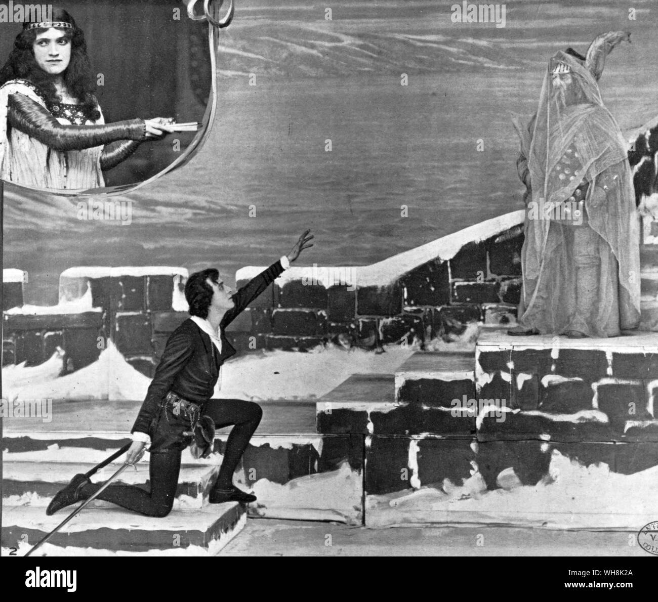 Matheson Lang als Hamlet Lyceum 1909 Stockfoto