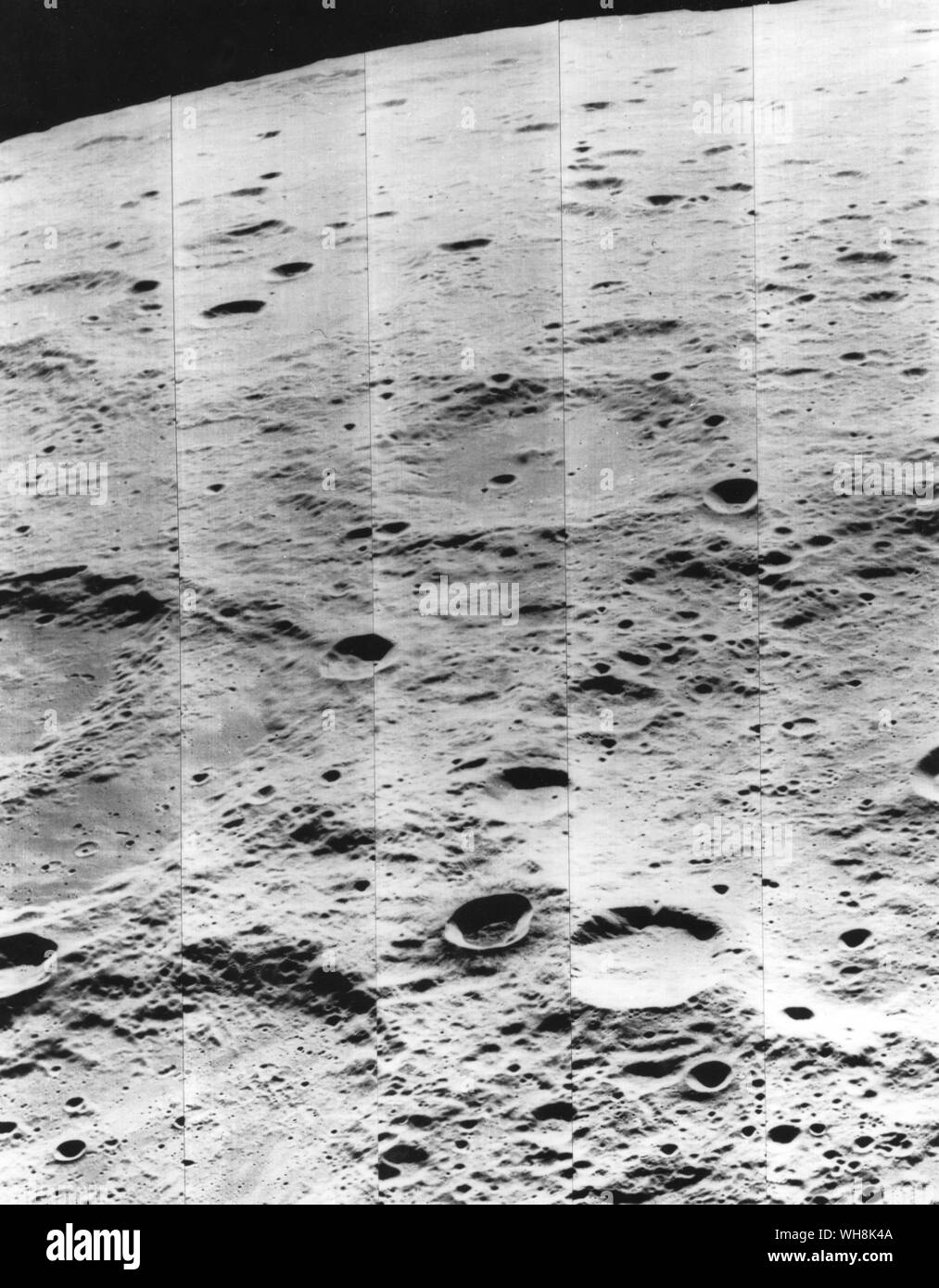 Giordano Bruno, der Mond Krater, der vielleicht die fünf Männer von Kent in 1178 sah erstellt Stockfoto