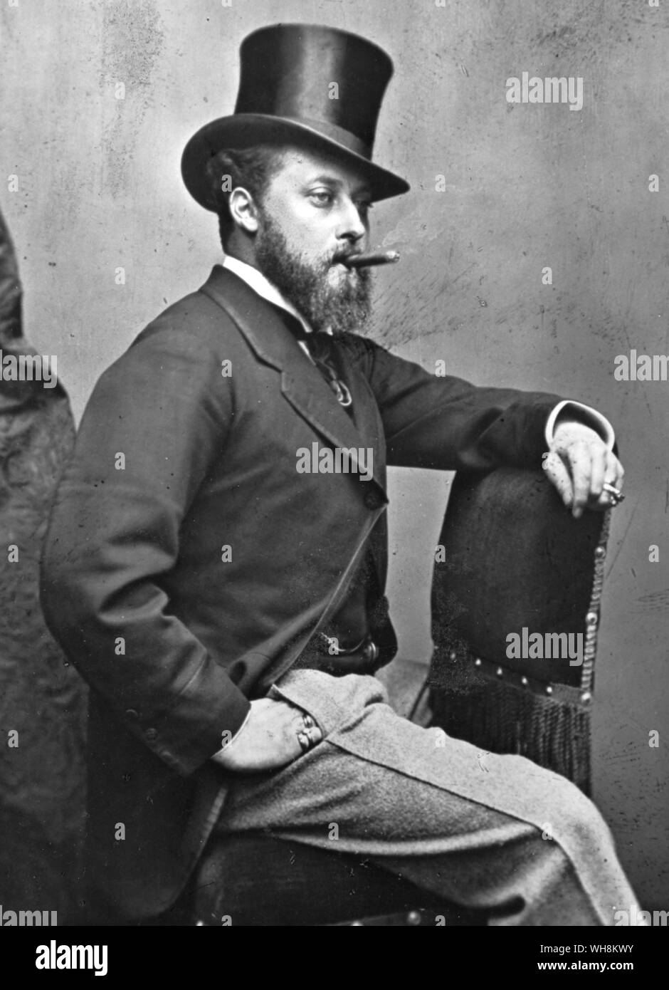 Der Prinz von Wales Edward VII 1875 Stockfoto