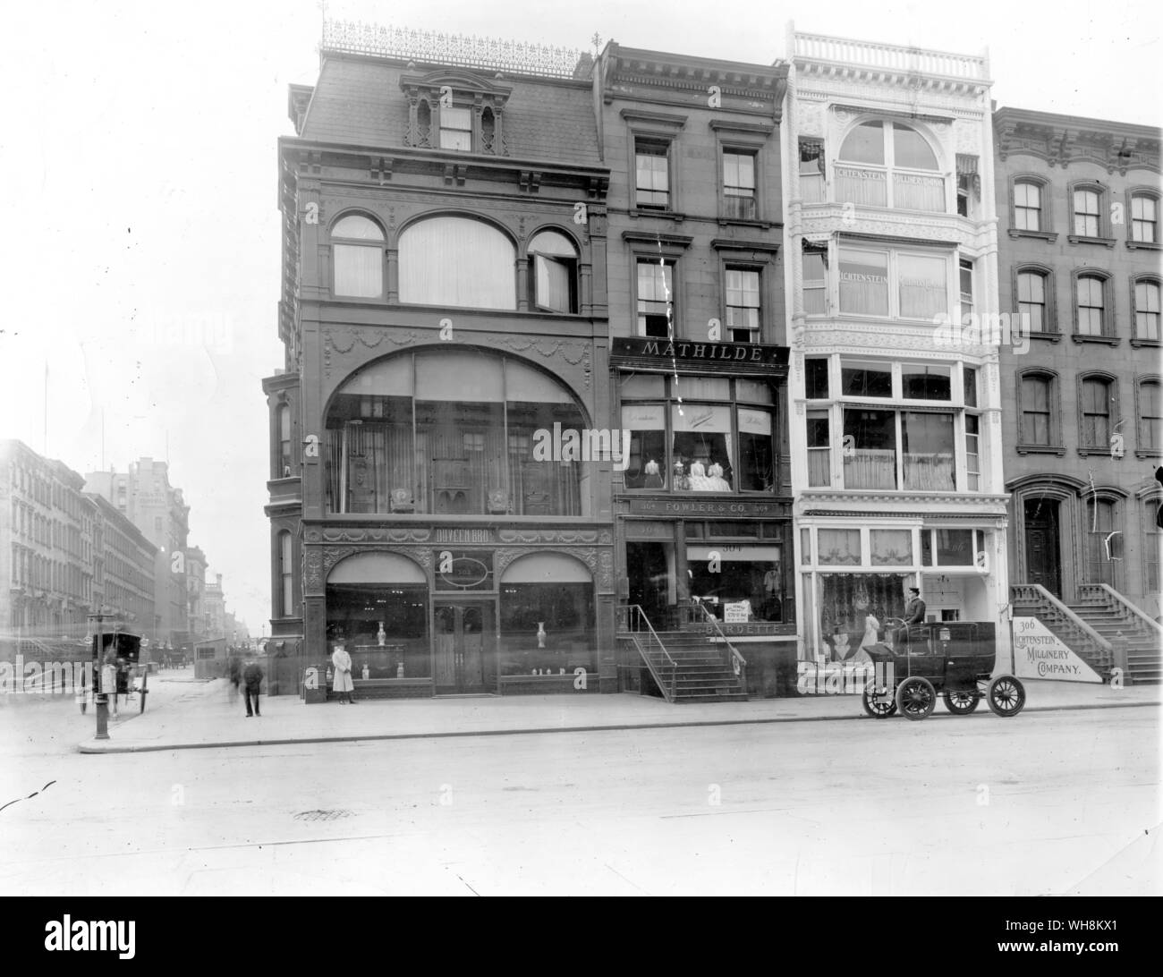 Der duveen Brothers Galerie auf der Fifth Avenue, bevor es geändert wurde. Stockfoto