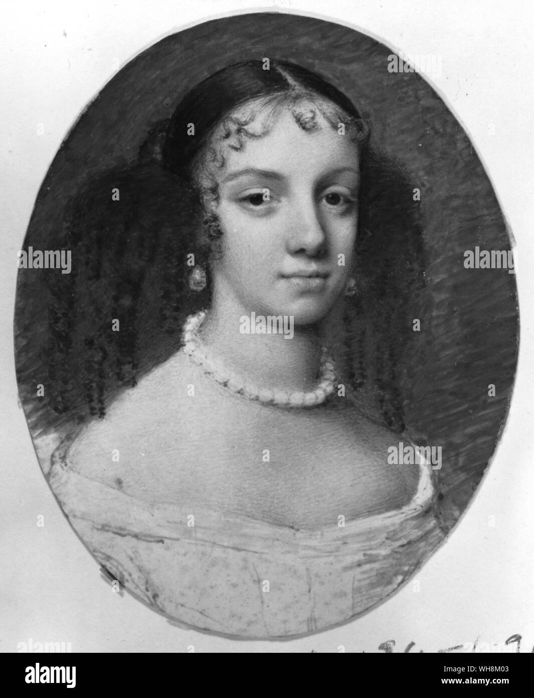 Katharina von Braganza Königin zu Charles II. geboren 1638 verheiratet 1660 starb 1705. Stockfoto