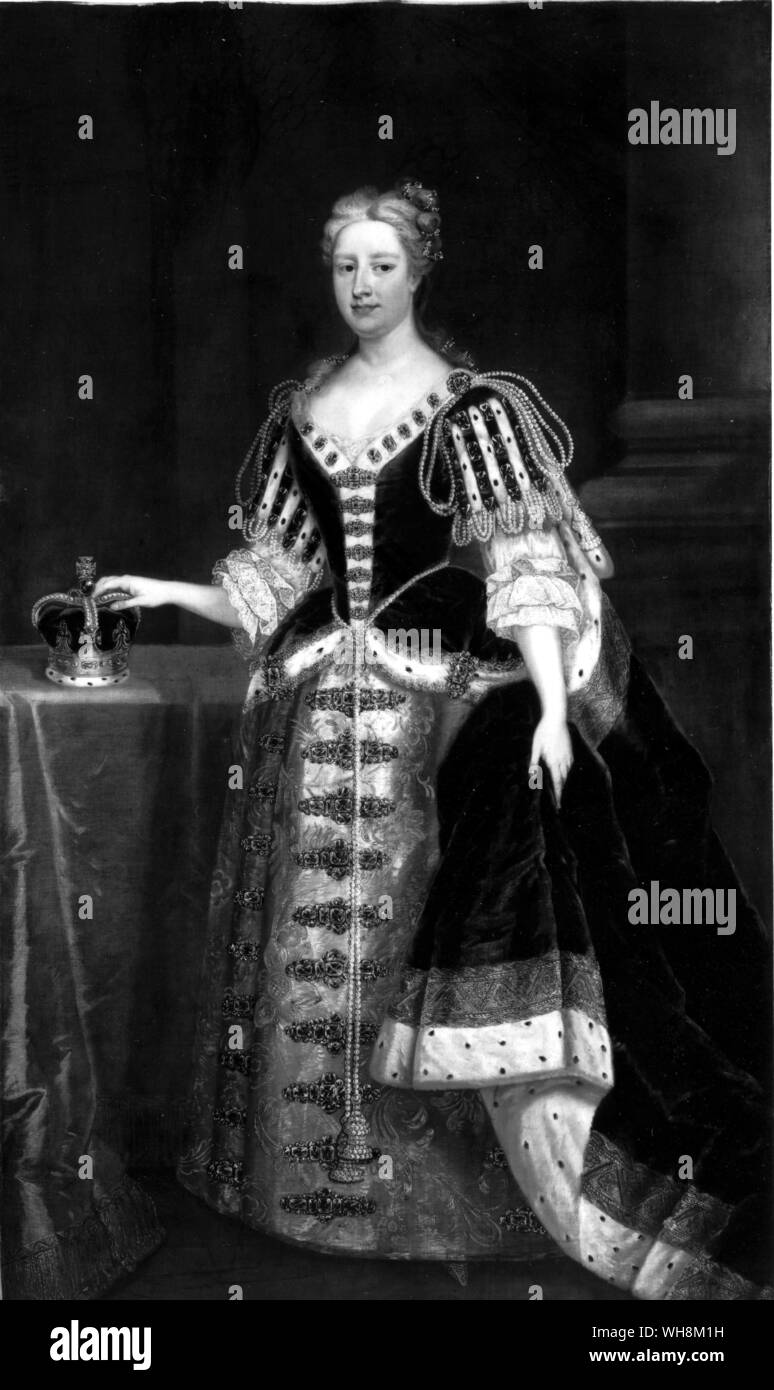 Caroline von Brandenburg-Ansbach Königin zu George II geboren 1683 verheiratet 1705 starb 1737 Stockfoto