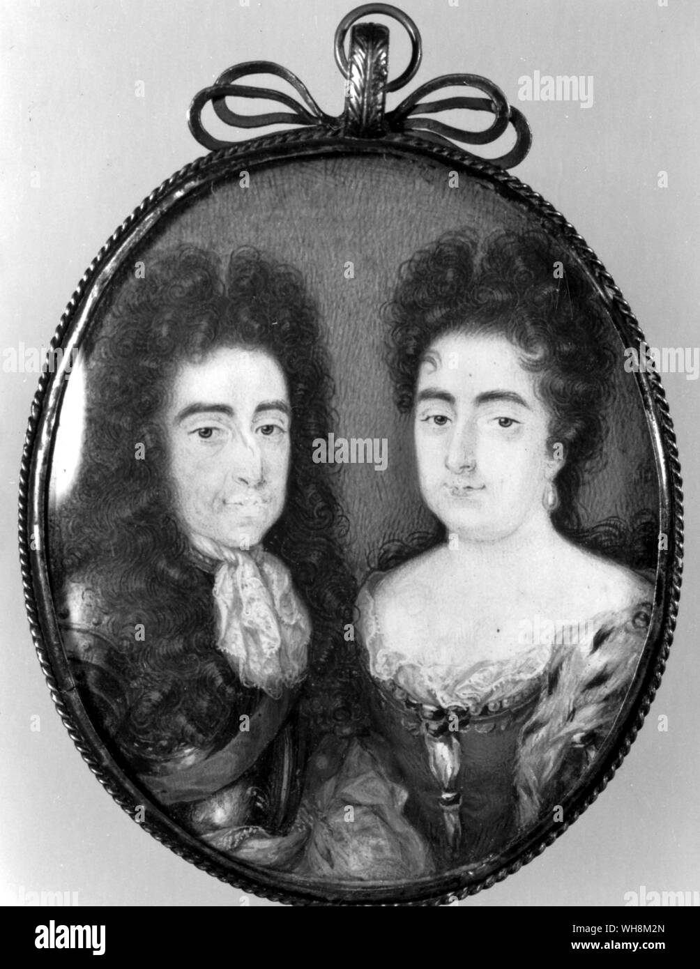 William und Mary die Orange Mary II. Stockfoto
