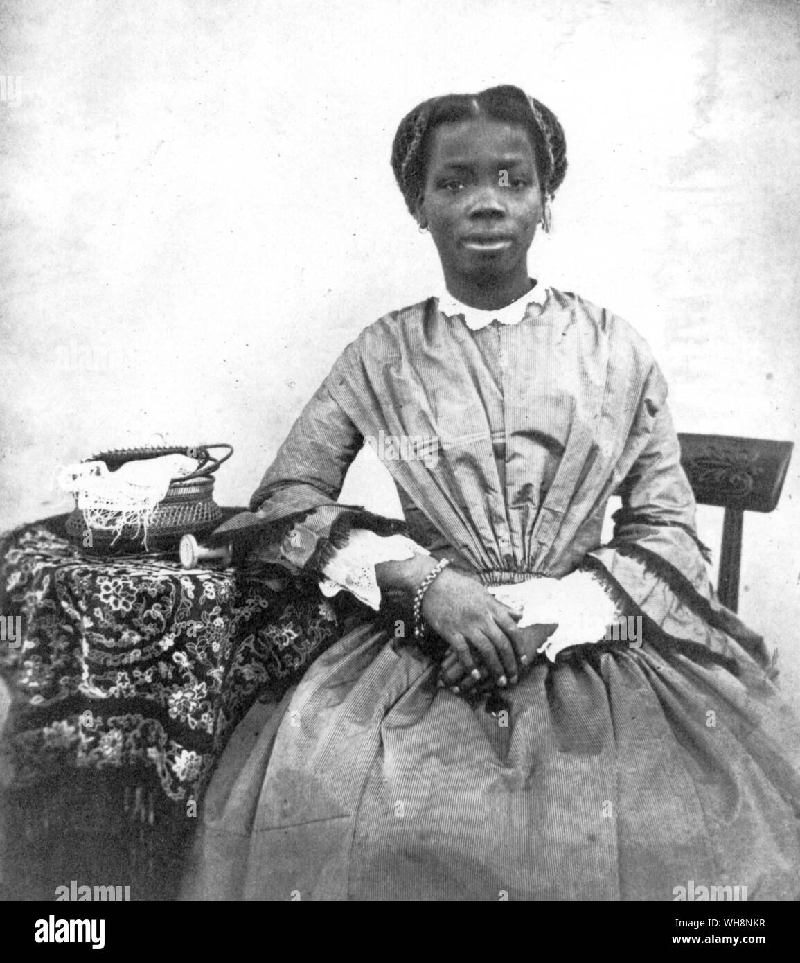 Sally Bonettas Forbes 1865 ein Mädchen, das in den Haushalt von Königin Victoria adoptiert wurde Stockfoto