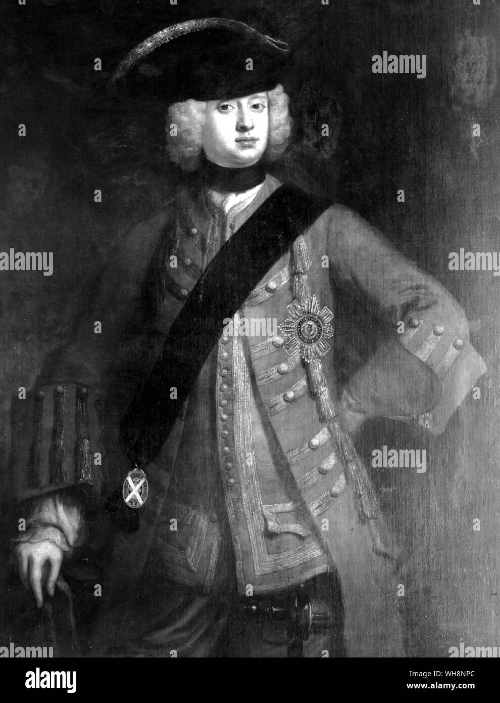 Die dritte Earl von hyndford. Gemälde eines unbekannten Künstlers Stockfoto