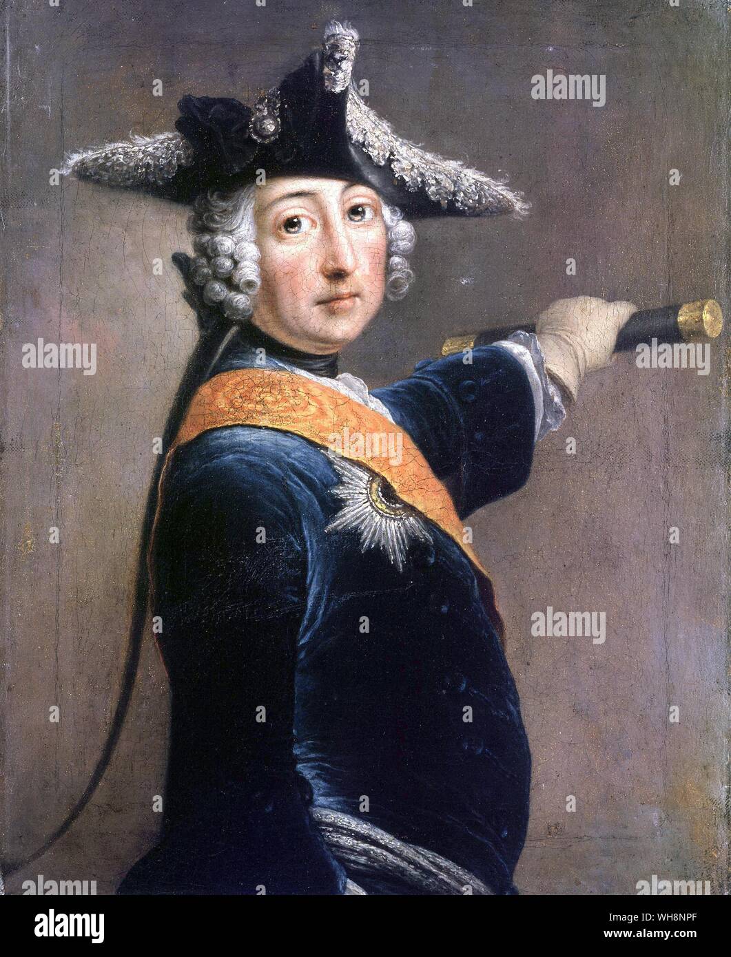 Frederick - Gemälde von J. G. Hüllspelze Stockfoto
