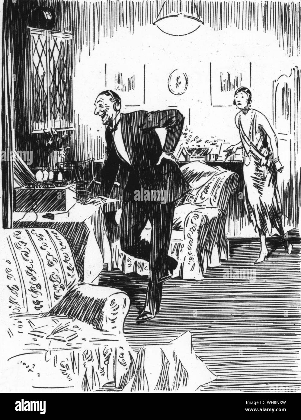 Karikatur aus dem Punch 1924 Stockfoto