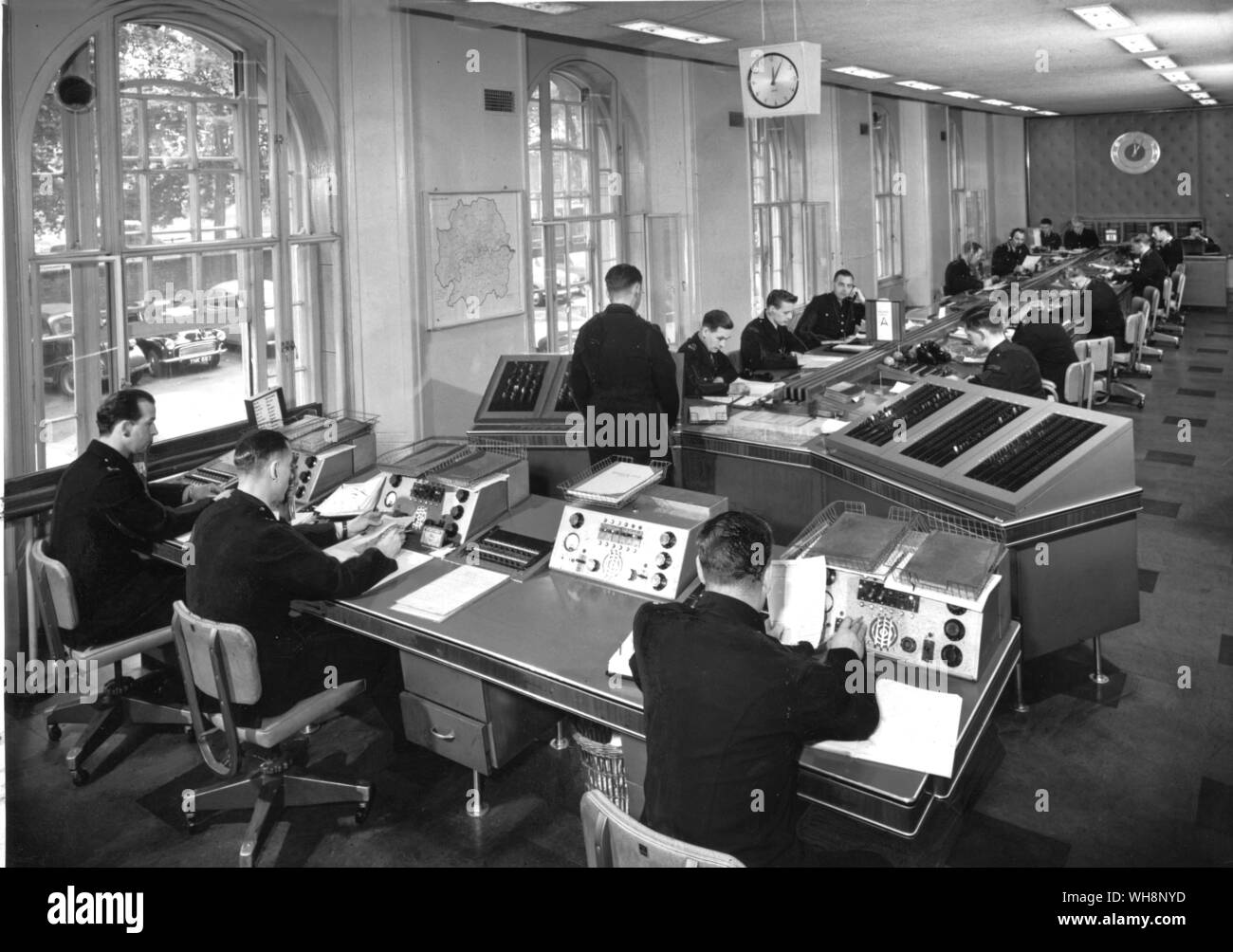 Scotland Yard die Informationen Zimmer Stockfoto