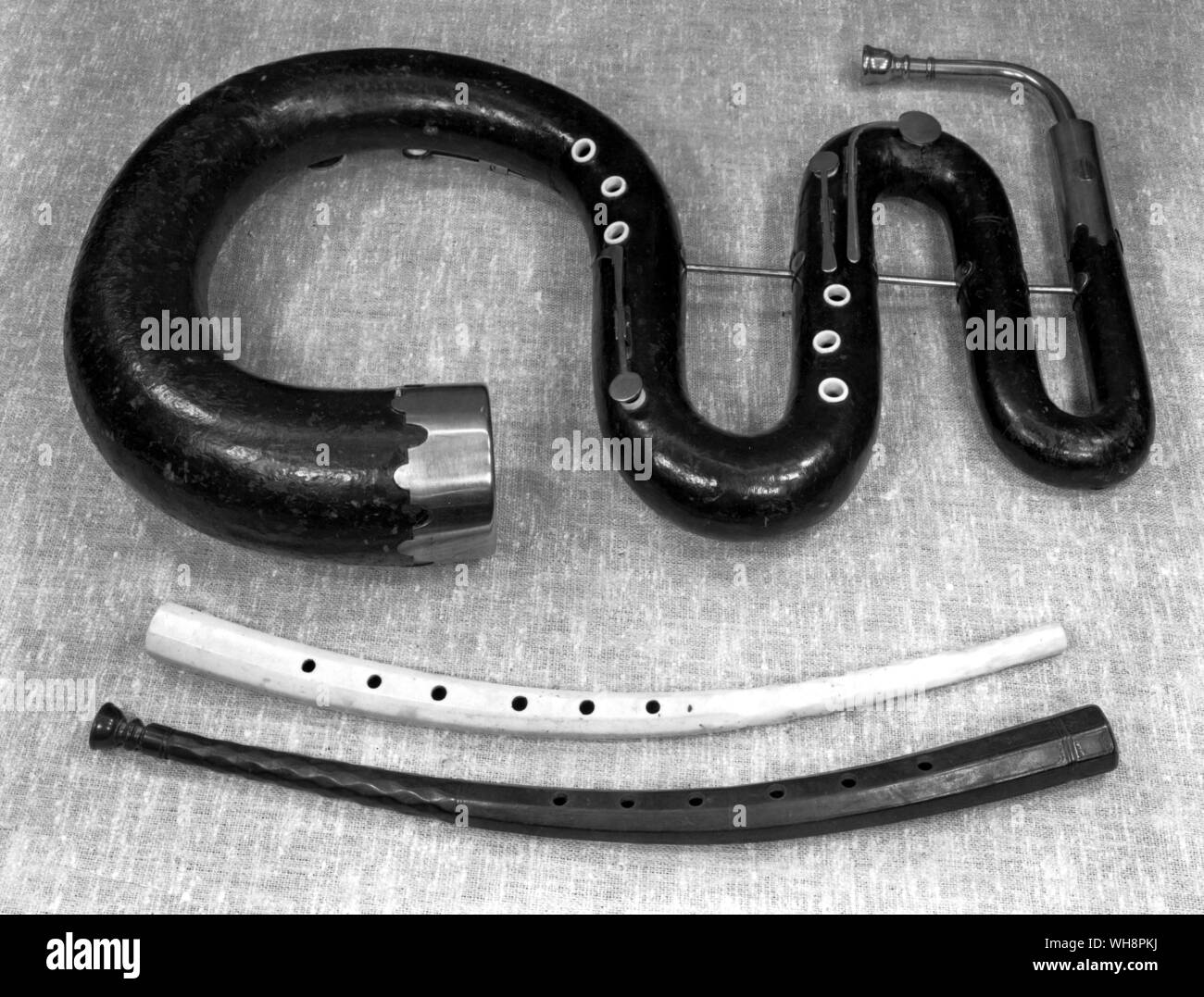 Ein neunzehnten Jahrhundert Englisch Schlange. Stockfoto