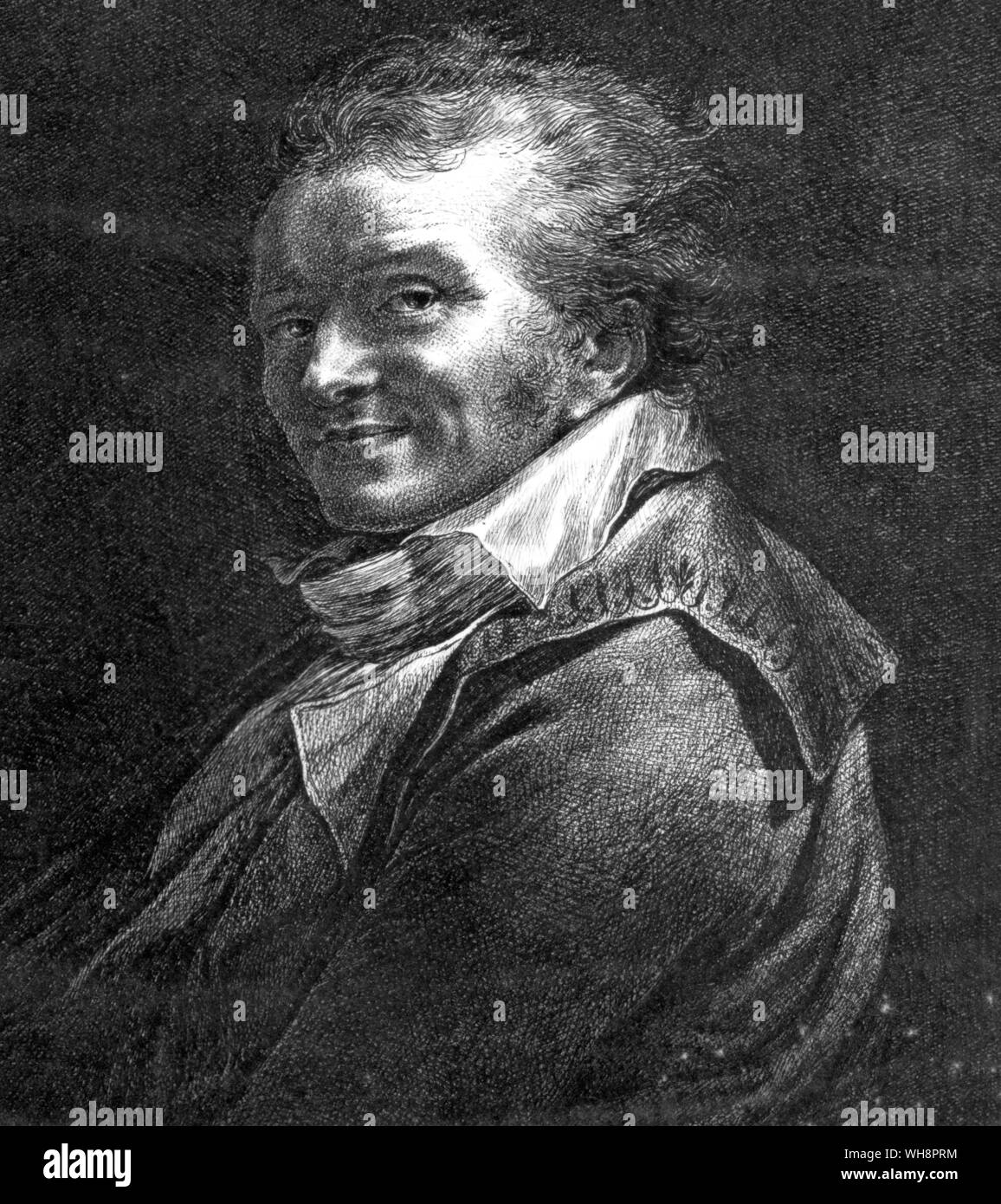 Dominique Vivant Denon - von einem Stich von Denon nach einem Gemälde von Jean Baptiste Isabey Stockfoto