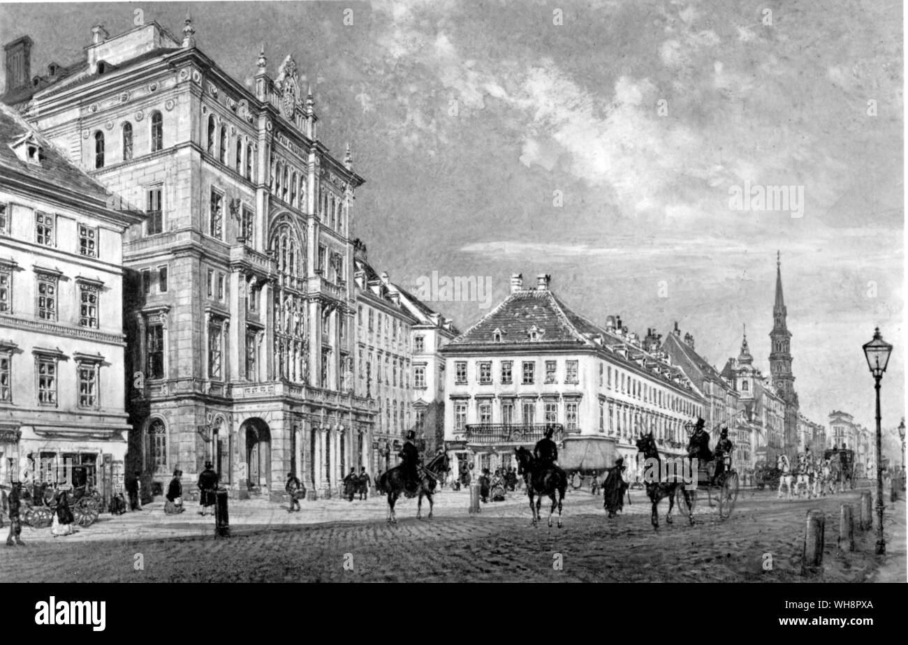 Wien von Rudolf von Alt Stockfoto