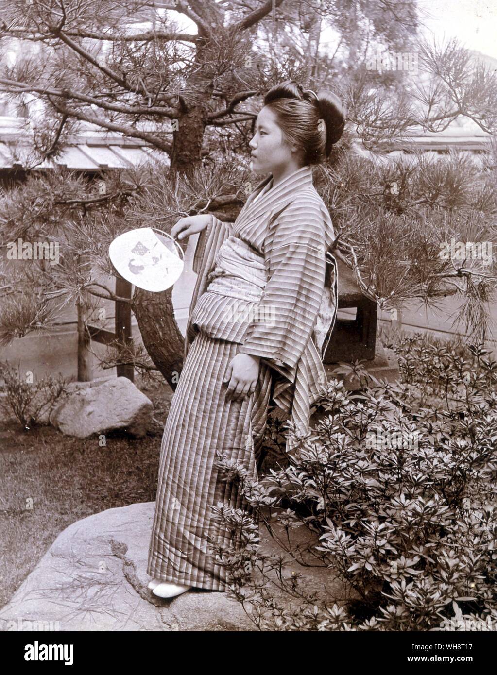 Eine japanische Krankenschwester. Stockfoto